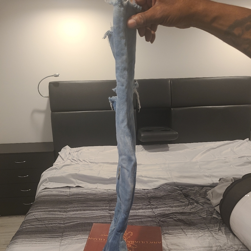 Denim boot